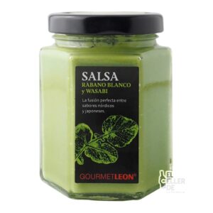 salsa wasabi y rabano blanco