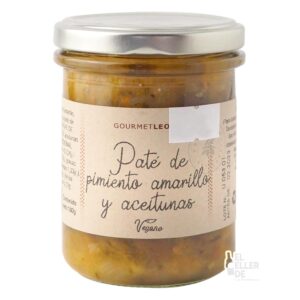 pate de pimiento amarillo y aceitunas