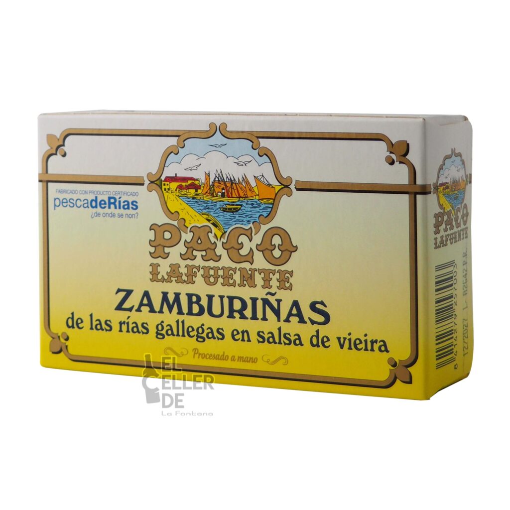 Zamburiñas Gallegas en Salsa de Vieira