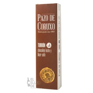 Turron de chocolate con leche y licor cafe El Celler de La Fontana scaled