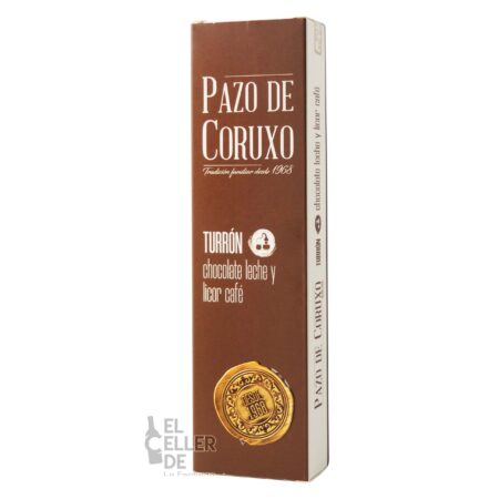 Turron de chocolate con leche y licor cafe El Celler de La Fontana scaled