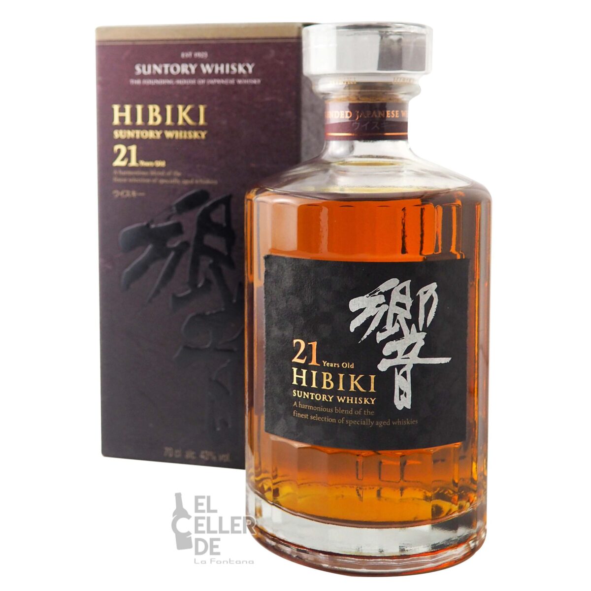 Whisky Hibiki 21 Años Suntory Reserva El Celler de La Fontana