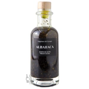 Aceite de oliva con albahaca Canigó El Celler de La Fontana