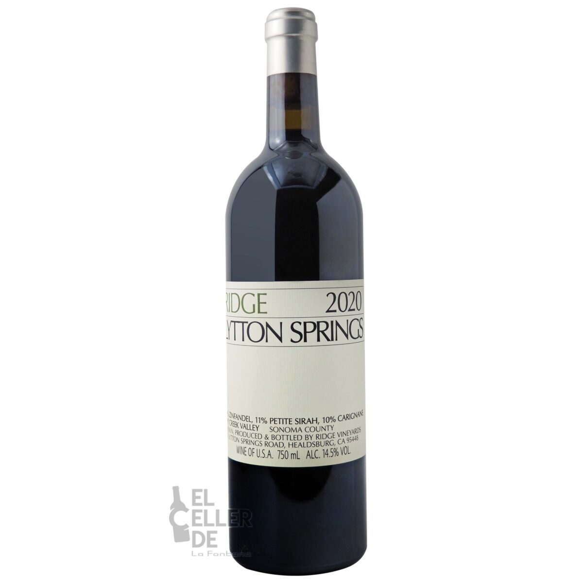 Ridge Lytton Springs El Celler de La Fontana