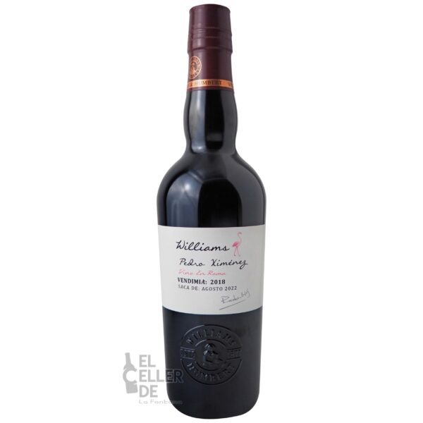 Williams Vino en Rama Pedro Ximénez 2018 El Celler de La Fontana
