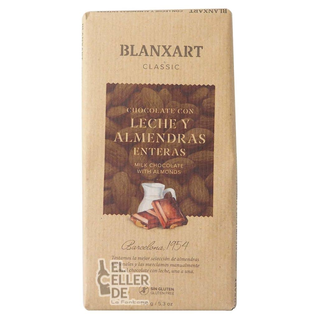 Chocolate con leche y almendras Blanxart