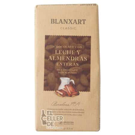 Chocolate con leche y almendras Blanxart El Celler de La Fontana