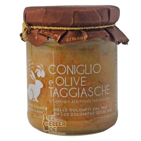 Coniglio e olive taggiasche 180 g – premium El Celler de La Fontana