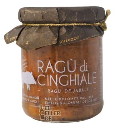 Ragù di cinghiale Purezze 190 g – gourmet El Celler de La Fontana