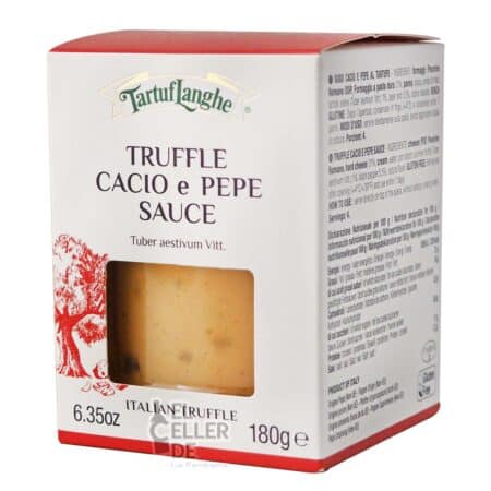 Sugo cacio e pepe al tartufo – salsa gourmet 180 g El Celler de La Fontana