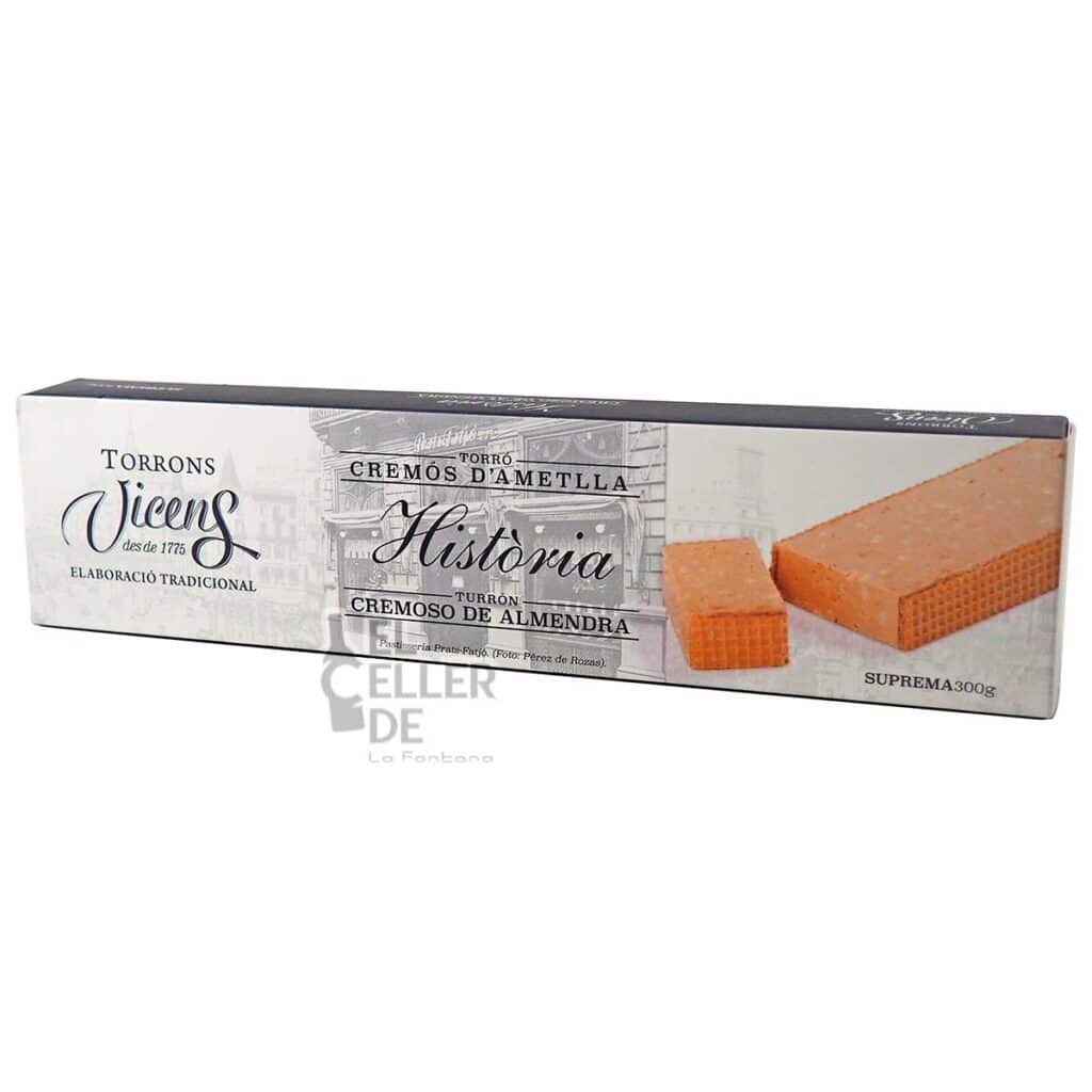 Turrón Historia Cremoso de Almendra 300g – gourmet