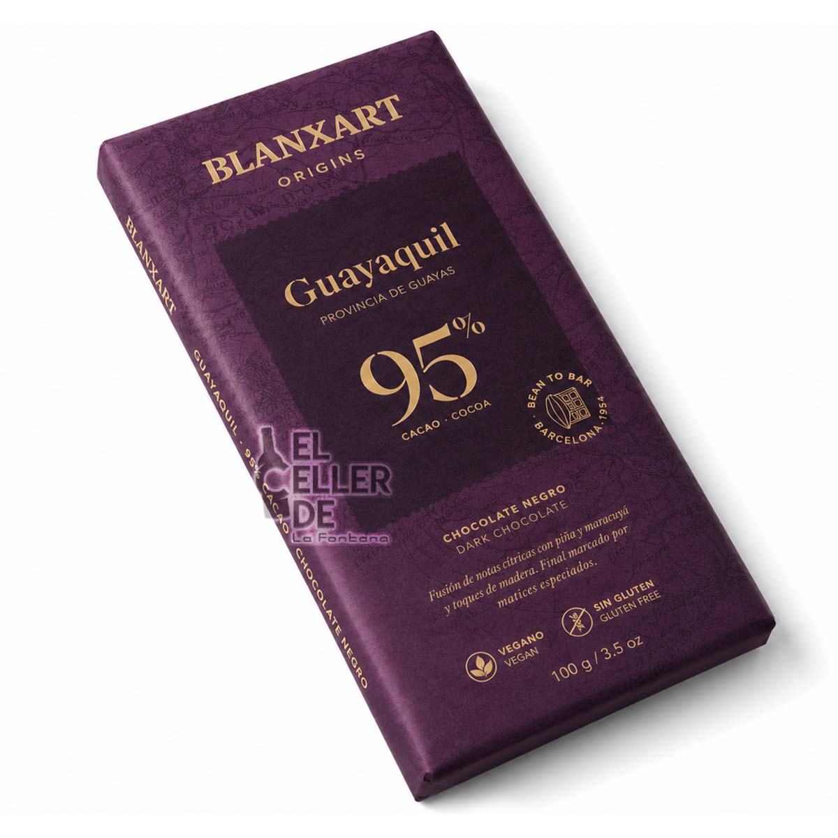Chocolate 95% cacao Guayaquil premium – chocolate intenso