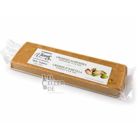 Turrón Cremoso de Almendra y Pistacho a la sal 300g