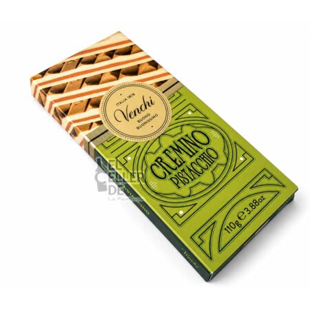 Venchi Tableta Cremino Pistachio 110g gourmet 3 capas